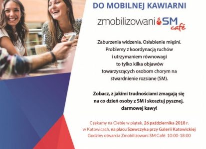 ZMOBILIZOWANI.SM CAFÉ ZAPARKUJE POD GALERIĄ KATOWICKĄ