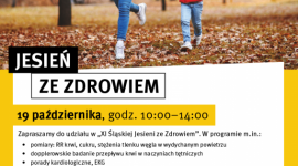 Skorzystaj z bezpłatnych badań w Bytomiu Zdrowie, LIFESTYLE - Pomiary ciśnienia, poziomu cukru, EKG oraz wiele innych badań profilaktycznych, porad zdrowotnych i kosmetycznych. To wszystko już w piątek w ramach 11. edycji „Śląskiej Jesieni ze Zdrowiem”. Specjaliści od zdrowia czekają w Agorze Bytom na dorosłych i dzieci.