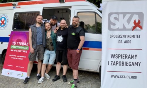 Testowanie na HIV podczas Marszu Równości