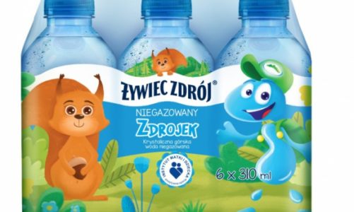 Zdrojek od Żywiec Zdrój w nowej, poręcznej butelce