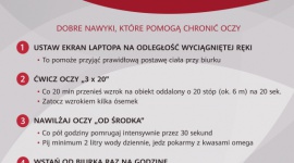 Huawei i Polskie Towarzystwo Optometrii i Optyki w kampanii „Włącz ochronę oczu” Zdrowie, LIFESTYLE - Właściwa postawa przed ekranem laptopa, czy włączanie redukcji niebieskiego światła np. w laptopie MateBook D 16 – to tylko niektóre z katalogu dobrych nawyków, stworzonego przez Huawei i Polskie Towarzystwo Optometrii i Optyki w ramach kampanii edukacyjnej „Włącz ochronę oczu”.